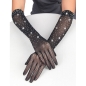 Preview: SUBBLIME - 957469SHINE TRANSPARENTE HANDSCHUHE SCHWARZ S/M