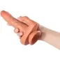 Preview: Julian Dildo and Clitoral Stimulator with Vibration 16cm | Shequ