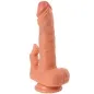 Preview: Julian Dildo and Clitoral Stimulator with Vibration 16cm | Shequ