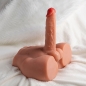 Preview: XISE - PEEL DILDO ASS REALISTISCHER DILDO-MASTURBATOR VORDERE POSITION MIT STOSSDÄMPFUNG 17,5 CM