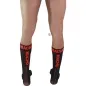 Preview: Dünne Socken Einheits Schwarz/Rot – Macho