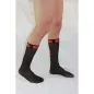 Preview: Dünne Socken Einheits Schwarz/Rot – Macho