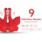 Preview: Armony - Magnetic Nipple Clamps With Vibration Butterfly Shape Red