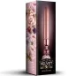 Preview: Verpackung eines rosafarbenen Produkts mit Blumenmuster und der Aufschrift "Touch of Velvet Rose Bloom".