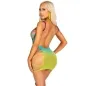 Preview: Nahtloses Minikleid Mit Öffnungen Ocean – Leg Avenue