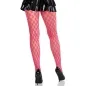 Preview: Spitzenstrumpfhosen Mit Ösen Neon Pink – Leg Avenue