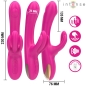 Preview: INTENSE - BRITNEY MULTIFUNKTIONS-RABBIT-VIBRATOR 23 CM ROSA