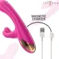 Preview: Britney Multifunctional Rabbit Vibrator 23cm Pink | Intense