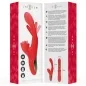Preview: Jessica Multifunktionsvibrator Klitorisstimulation 24.8cm Rot | Intense
