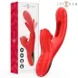 Preview: Roter Vibrator mit Verpackung, Markenname "Intense", Modell "Jessica - Multifunction".