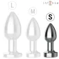 Preview: Anal Plug 10 Modi Metall Mit Fernbedienung S – Intense