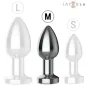 Preview: Anal Plug 10 Modi Metall Mit Fernbedienung M – Intense