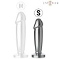 Preview: INTENSE - ANAL PLUG 10 VIBRATIONEN METALLDILDO MIT FERNBEDIENUNG S