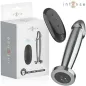 Preview: Vibrating anal plug with remote control, silver-colored, as shown on the packaging. Height: 11.8 cm, width: 3.5 cm.