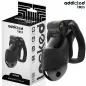 Preview: Black toy with packaging from "Addicted Toys", product name "Midnight Cell M", with lock and ergonomic design.