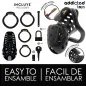 Preview: Chained hollow penis cage 10.5cm – Addicted Toys Locked