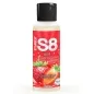 Preview: Flasche S8 4-in-1 Gleitmittel, Vanille-Erdbeer-Geschmack, 125 ml, rotes Etikett mit Erdbeeren.