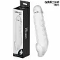 Preview: Packaging and transparent penis attachment from Addicted Toys for penis enlargement.