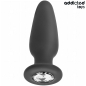 Preview: ADDICTED TOYS - ANAL PLUG MIT JUWEL GRÖSSE S 8,8 CM