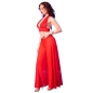 Preview: CHILIROSE - CR 4857 ROTES TOP- UND HOSENSET, GRÖSSE S
