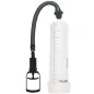 Preview: Transparent vacuum pump with black hose and handle, measuring scale on the side.