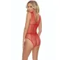 Preview: Roter Gitter-Bodystocking – Passion