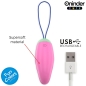 Preview: ONINDER CUTE - LOVE PLEASURE VIBRO-ROTIERENDES EI 360° SILIKON - KOSTENLOSE WELTWEITE APP