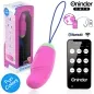 Preview: Pinkes Bluetooth-Vibrator-Ei mit Fernbedienung und Verpackung, Fun Colors Edition, App-gesteuert.