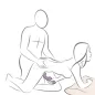 Preview: Ruby Glow Purple Sit-On Vibrator | Rocks Off