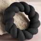 Preview: Twist Schwarzer Silikon-Masturbatorring – Rocks Off