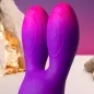 Preview: Glo-Girl Bunny Lila Flexibler Vibrator | Rocks Off