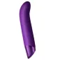 Preview: Purple vibrator with a curved tip, shown from the side.