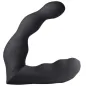 Preview: Black, curved silicone sex toy with ergonomic design, suitable for intimate massages and stimulation.