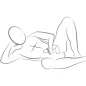 Preview: Palmblauer Flexibler Vibrator-Masturbator – Rocks Off