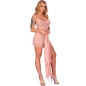 Preview: LIVCO CORSETTI FASHION - HYEONA 1710 BABYDOLL + THONG ROSE L
