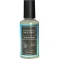 Preview: Raumsprayflasche mit schwarzem Etikett, Aufschrift: "Pheromone Room Spray, Love in Bloom, Blue Ember, Eau de Toilette".