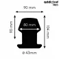 Preview: Extrem Hohl Anal Plug L 10.4cm – Addicted Toys