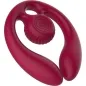 Preview: Gizi Duo PaarStimulator Fernbedienung Burgund – Snail Vibe