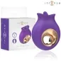 Preview: Purple stimulator with golden accents, next to packaging with "intense" logo and product image.