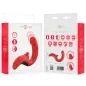 Preview: Paulina Vibrator Und Stimulator In U-Form Rot – Intense