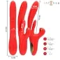 Preview: Rosalia Multifunctional Vibrator 3 in 1 Red | Intense