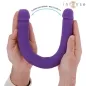 Preview: Gunter Dildo Double Vibrator 40cm Purple – Intense