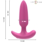 Preview: INTENSE - ROSS ANAL PLUG 10 VIBRATIONEN ROSA FERNBEDIENUNG
