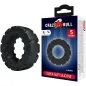 Preview: Black silicone ring next to a package labeled "Crazy Bull, Super Soft Silicone, Model 5".