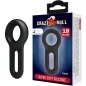 Preview: Black silicone ring with packaging, brand "Crazy Bull", model 18, super soft material.