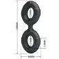 Preview: Radwan Double Silicone Ring Model 19 – Crazy Bull