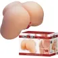 Preview: Sex toy in the shape of a buttocks with packaging, brand "Crazy Bull", realistic texture, for vaginal and anal masturbation.