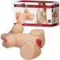 Preview: Product packaging of a masturbator with a realistic design and soft skin texture.