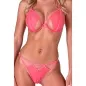Preview: Resilque Bh + String Set Tomatenrot S/M – Passion