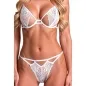 Preview: Resilque Bra + String Set White S/M – passion